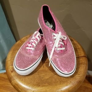 Pink Sparkly Vans